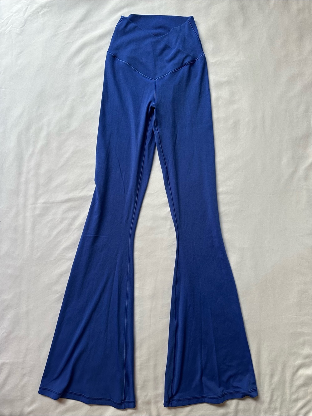 Aerie Offline High-Waist Blue Flared Leggings